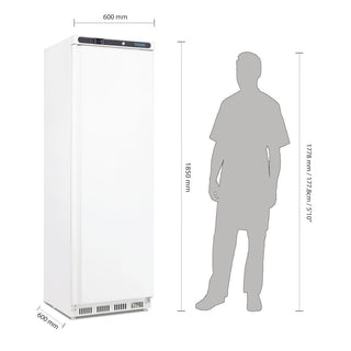 C-Series Upright Freezer White 365Ltr- Polar CD613-A