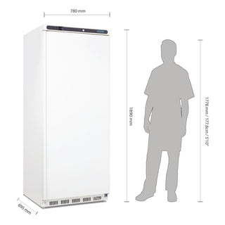 C-Series Upright Freezer White 600Ltr- Polar CD615-A