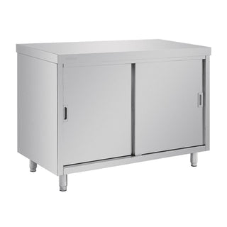 Stainless Steel Floor Standing Cupboard 1200mm- Vogue CE151