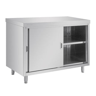 Stainless Steel Floor Standing Cupboard 1200mm- Vogue CE151