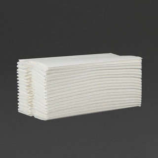 Jantex C Fold White Hand Towels - CF796