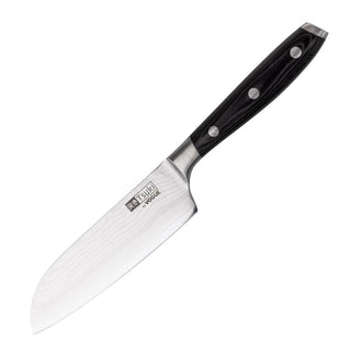 Vogue Tsuki Series 7 Santoku Knife Black 14.3cm - CF845