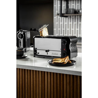 Esprit 4 Slot Toaster Jet Black with Elements & Sandwich Cage- Rowlett CH183-A