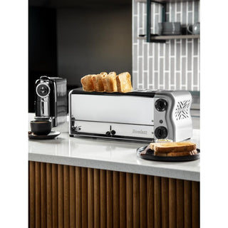 Esprit 6 Slot Toaster Chrome with Elements & Sandwich Cage- Rowlett CH185-A