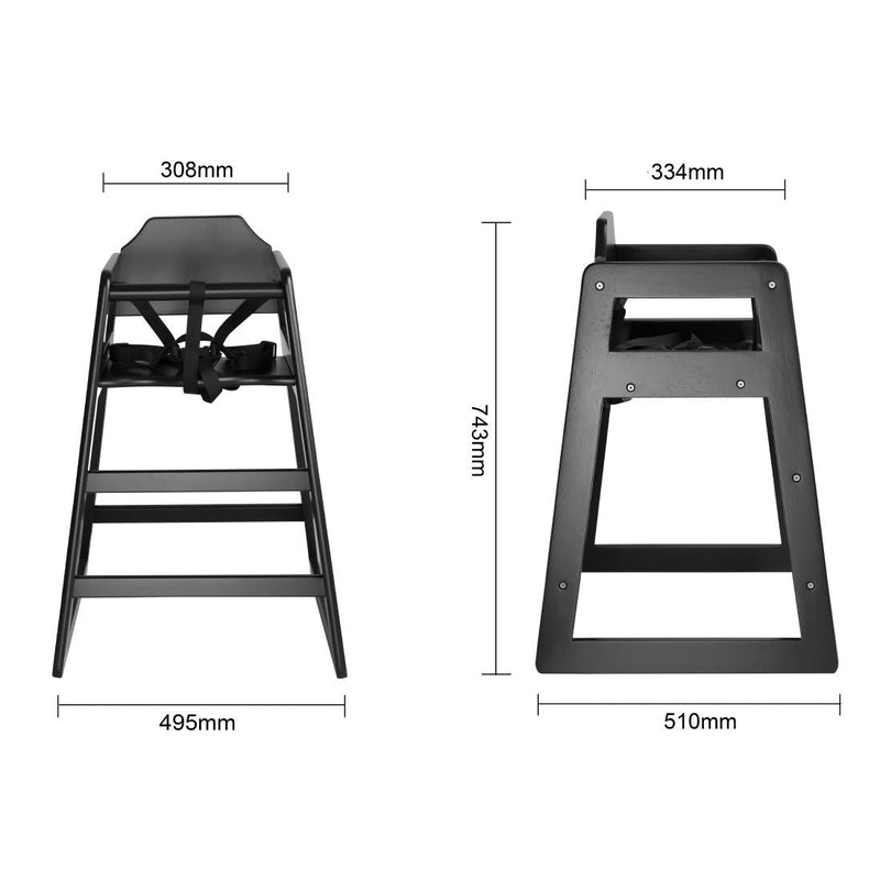 Wooden High Chair- Bolero CJ588