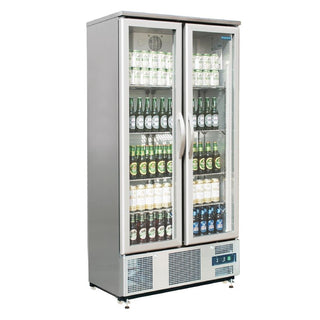 G-Series 2 Hinged Door Upright Back Bar Cooler 490Ltr- Polar CK477-A