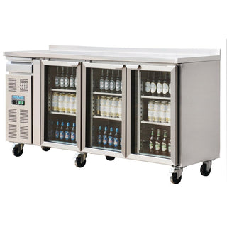 U-Series 3 Door Premium Bar Fridge 543Ltr- Polar CK491-A