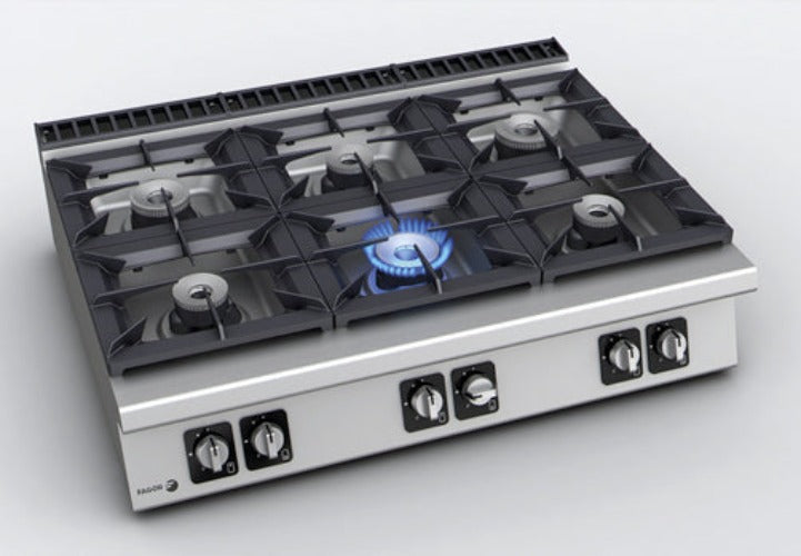 Kore 900 Series Gas 6 Burner - Fagor C-G960H