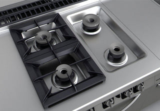 Kore 900 Series Natural Gas 4 Burner With Gas Oven - Fagor C-G941