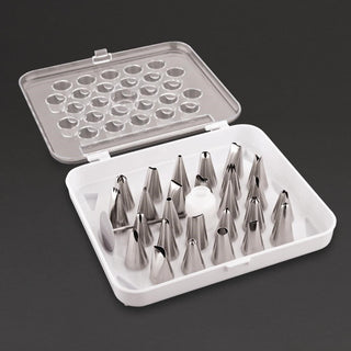 Vogue Cake Decorating 26 Assorted Piping Nozzles - CP107