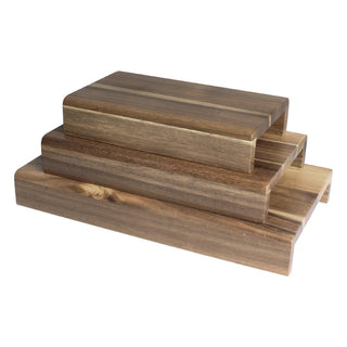 Olympia Acacia Wood Riser Set (3 Pack) - CP697