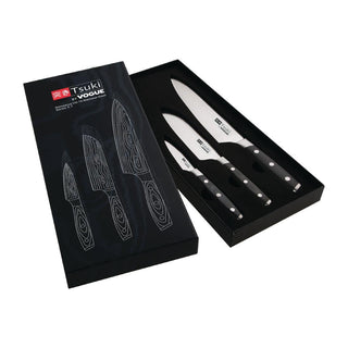 Tsuki 3 Piece Series 7 Knife Gift Set- Vogue CR403