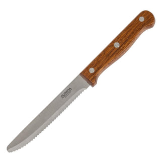 Olympia Rounded Steak Knives Wood (12 Pack) - CS717