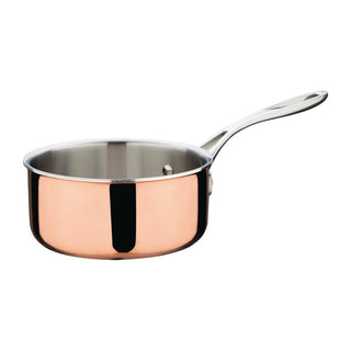 Tri Wall Copper Saucepan 160mm- Vogue CT998