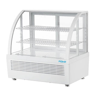 Polar C-Series Countertop Display Fridge White - 100Ltr - CU637-A