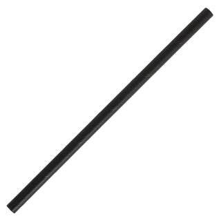 Fiesta Compostable Paper Cocktail Stirrer Straws Black (Pack of 250) - CY080