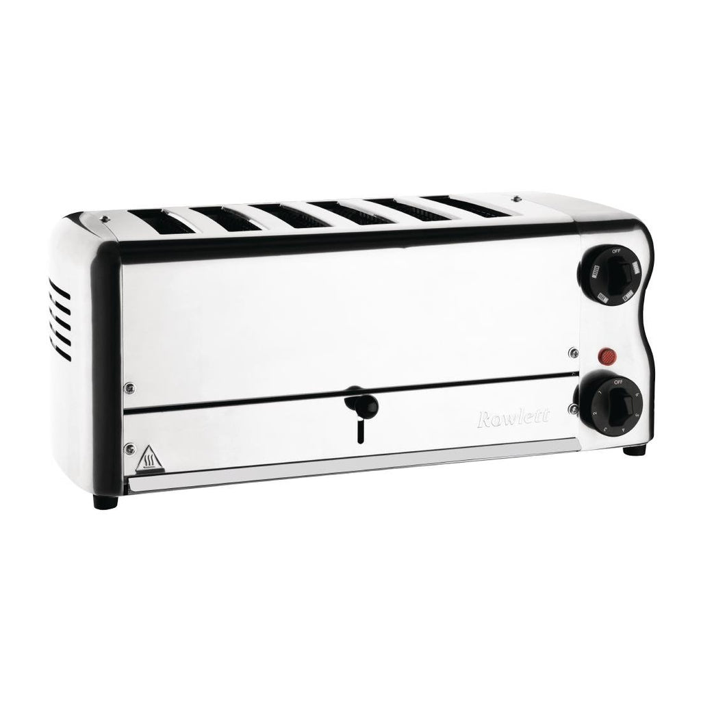 Esprit 6 Slot Toaster Chrome with Elements & Sandwich Cage- Rowlett CH185-A