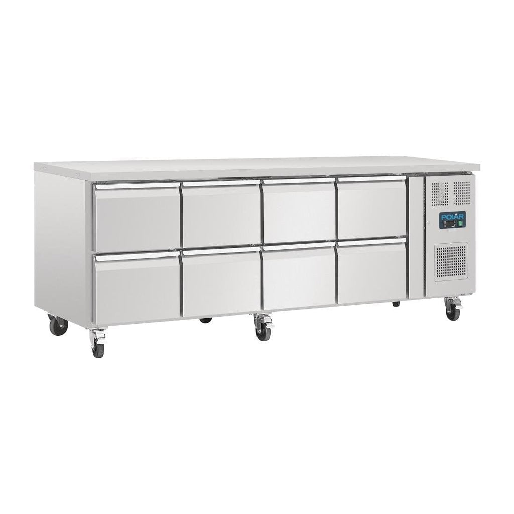 U-Series Eight Drawer Gastronorm Counter Fridge- Polar DA549-A