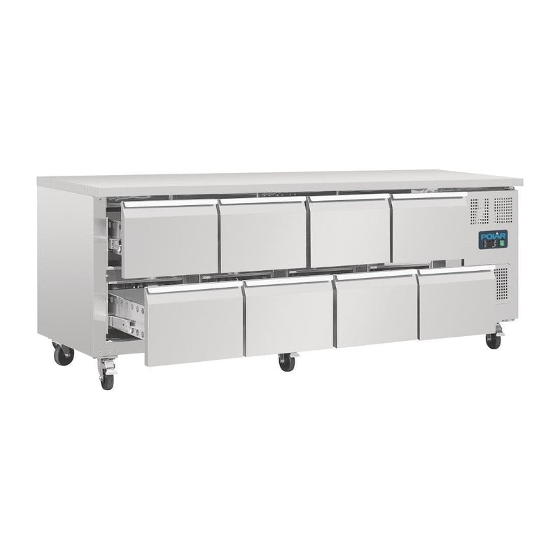 U-Series Eight Drawer Gastronorm Counter Fridge- Polar DA549-A