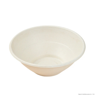 PakMax 40oz Deep Sugarcane Bowl - DB-198-40W