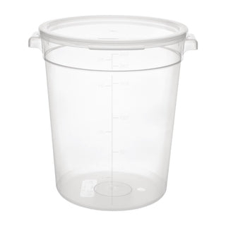 Polypropylene Round Food Storage Container 20Ltr- Vogue DJ962