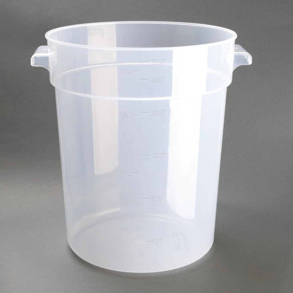 Polypropylene Round Food Storage Container 20Ltr- Vogue DJ962