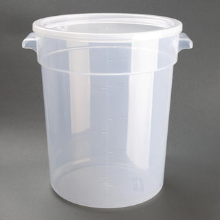 Polypropylene Round Food Storage Container 20Ltr- Vogue DJ962