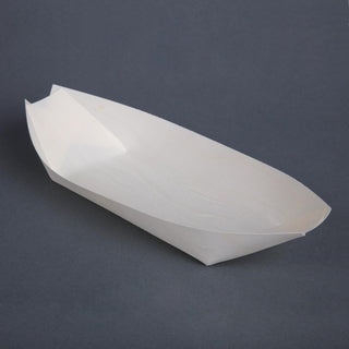 Fiesta Compostable Biodegradable Wooden Boats 250mm - DK386