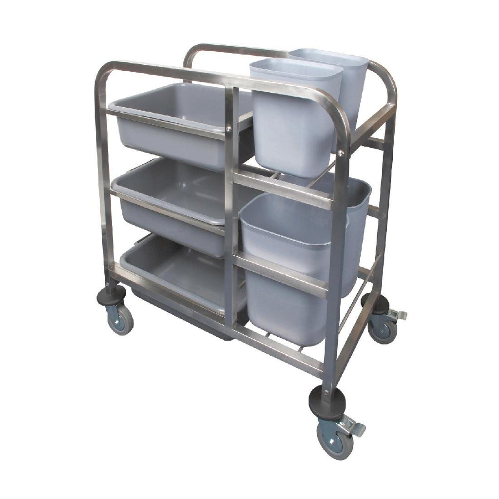 Stainless Steel Bussing Trolley- Vogue DK738