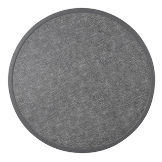 Bolero Fibre Glass Round Table Top Brushed Black 580mm - DL489