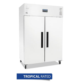 G-Series 2 Door Upright Fridge White 1200Ltr- Polar DL898-A