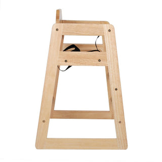 Wooden High Chair Natural Finish- Bolero DL900