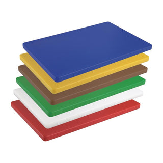 Extra Thick Low Density Chopping Board Yellow - 600x450x20mm- Hygiplas HC884