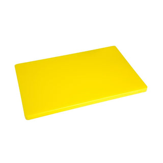 Hygiplas Extra Thick Low Density Chopping Board Yellow - 450x300x20mm - DM002