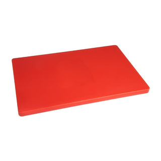 Extra Thick Low Density Chopping Board Red - 600x450x20mm- Hygiplas HC878