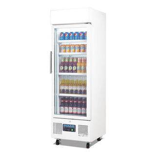 G-Series Upright Display Fridge White 218Ltr- Polar DM075-A