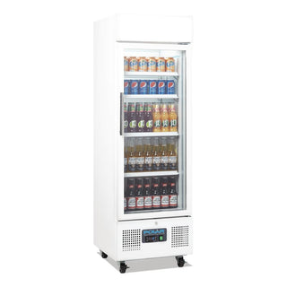 G-Series Upright Display Fridge White 218Ltr- Polar DM075-A