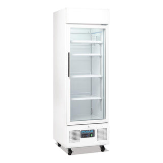Polar G-Series Upright Display Fridge White 218Ltr - DM075-A