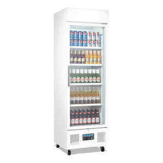 G-Series Upright Display Fridge White 350Ltr- Polar DM076-A