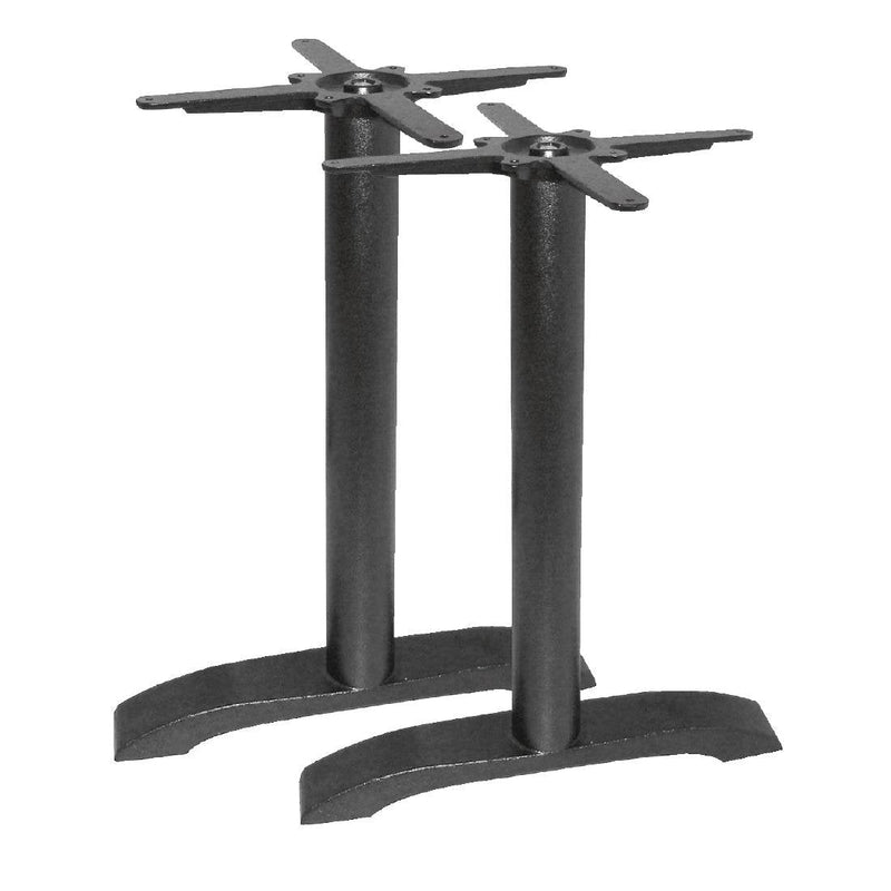 Cast Iron Twin Leg Table Base (Pack of 2)- Bolero DN642