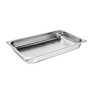 Stainless Steel Perforated 1/1 Gastronorm Tray 65mm- Vogue DN701