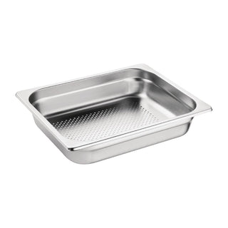 Stainless Steel Perforated 1/2 Gastronorm Tray 65mm- Vogue DN703