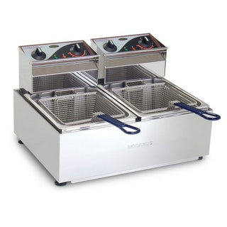 Double Pan Fryer 2 x 8lt- Roband RB-F28