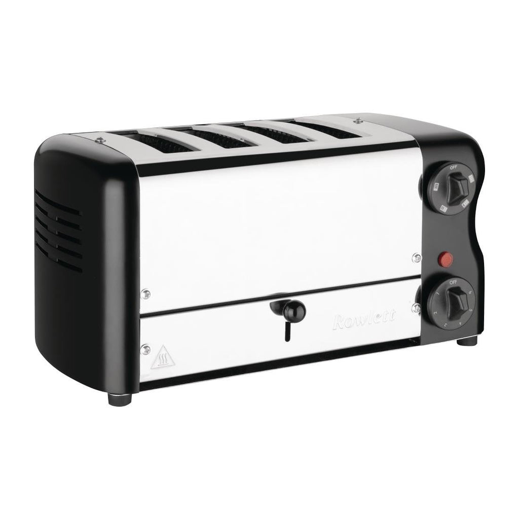 Esprit 4 Slot Toaster Jet Black with Elements & Sandwich Cage- Rowlett CH183-A