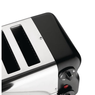 Esprit 6 Slot Toaster Jet Black with Elements & Sandwich Cage- Rowlett CH187-A