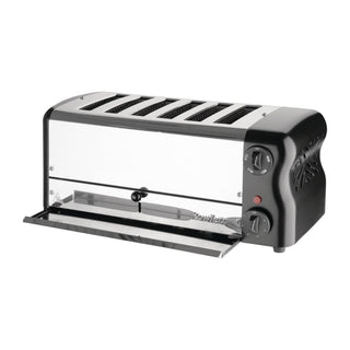 Rowlett Esprit 6 Slot Toaster Jet Black w/2x Additional Elements & Sandwich Cage - HW917-A