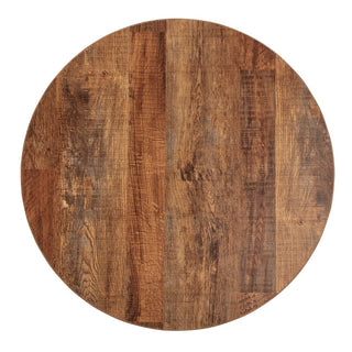 Bolero Pre-Drilled Round Table Top Urban Dark 600mm - DR822