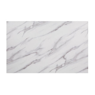 Bolero Pre-drilled Rectangular Table Top Marble Effect 1100x700mm - DT447