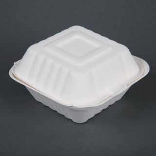 Fiesta Compostable Hinged Container 149mm - DW246