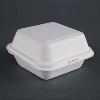 Fiesta Compostable Hinged Container 153mm - DW247